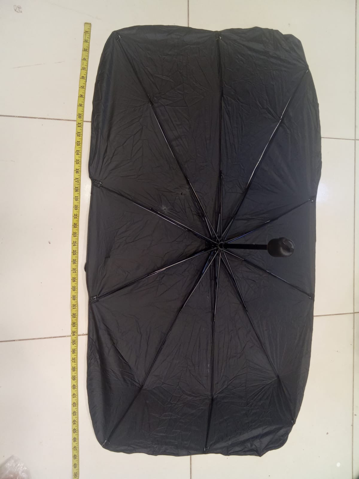 Premium Car Windshield Sun Shade Umbrella – Foldable Auto Front Window UV Reflector Blockout Shield
