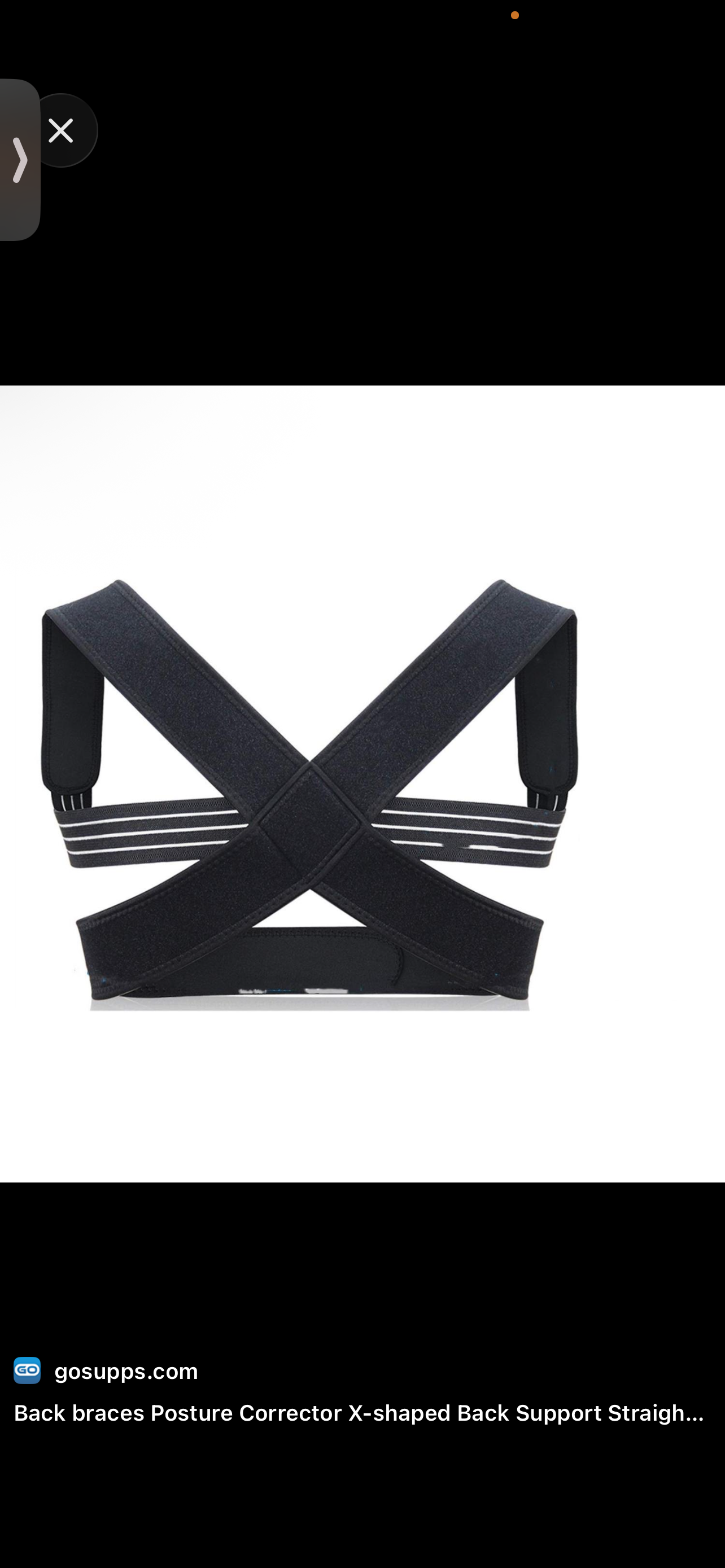 Smart Fitness X-Shape Posture Correction Belt