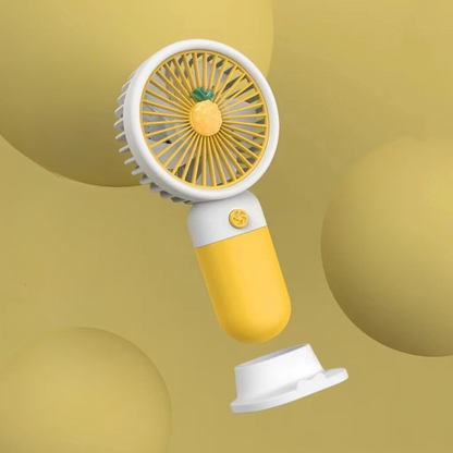 Mini Fan Multifunctional Cool Summer Fruit Cartoon Handheld Mini Fan (Random Color)